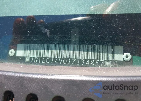 2001 GMC Sierra 1500 Sl из США, поврежденный, VIN 1GTEC14V01Z194857